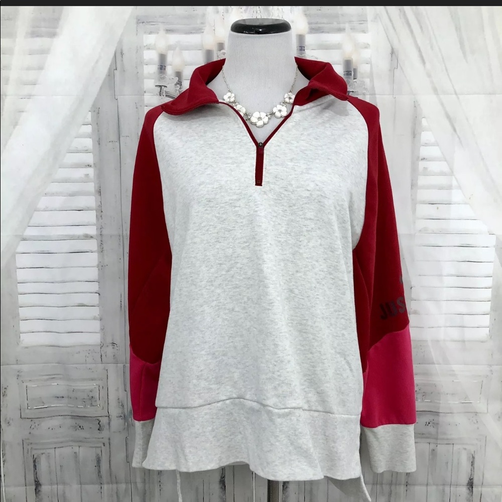 Nike High Low Dri-Fit Half Zip Sweatshirt NWOT